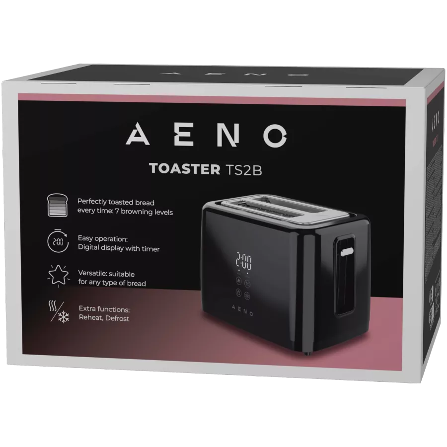 AENO Toaster TS2, Μαύρος — Εικών №7 AENO Toaster TS2, Μαύρος — Εικών №7