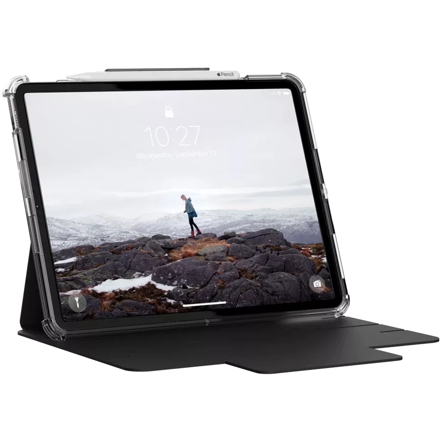Обложка Smart Cover UAG Lucent  Чёрная для iPad Pro 12,9 дюйма (5-го поколения) — Изображение №3