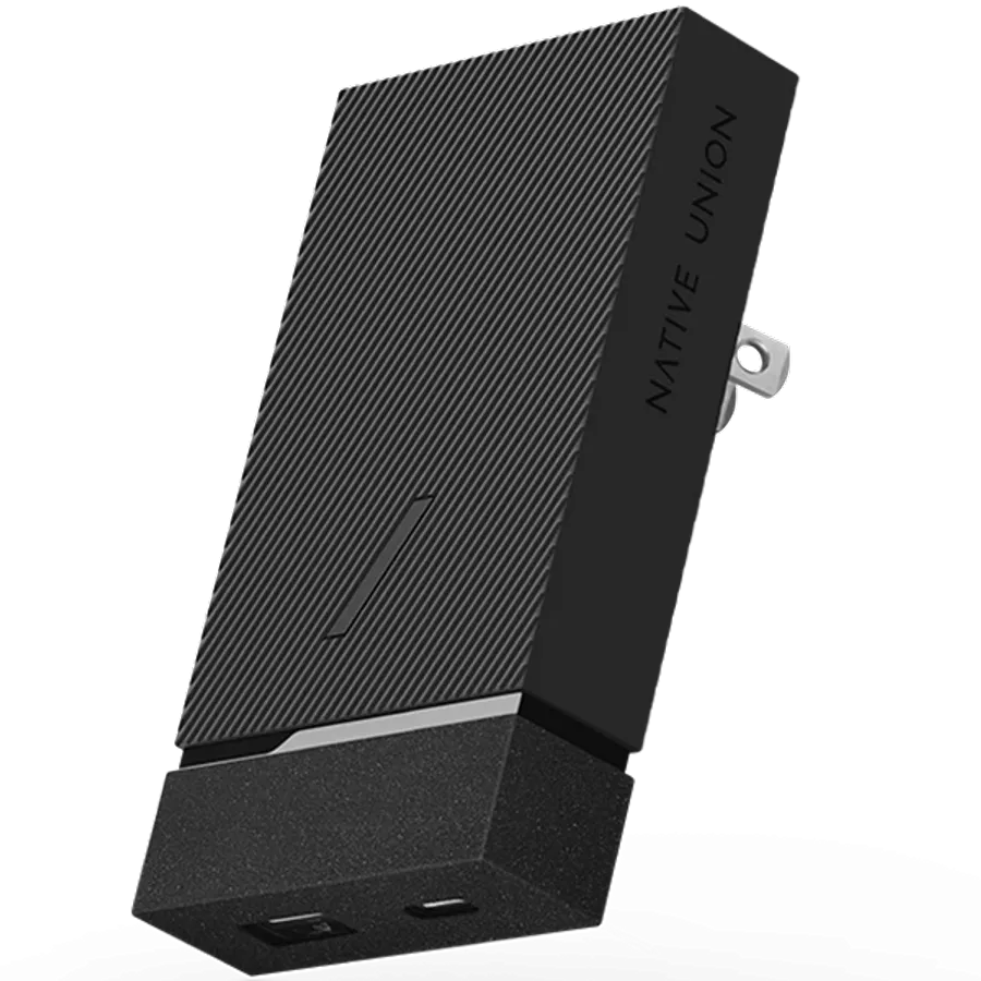 Адаптер переменного тока NATIVE UNION 2*USB/USB-C, 18 Вт — image №1