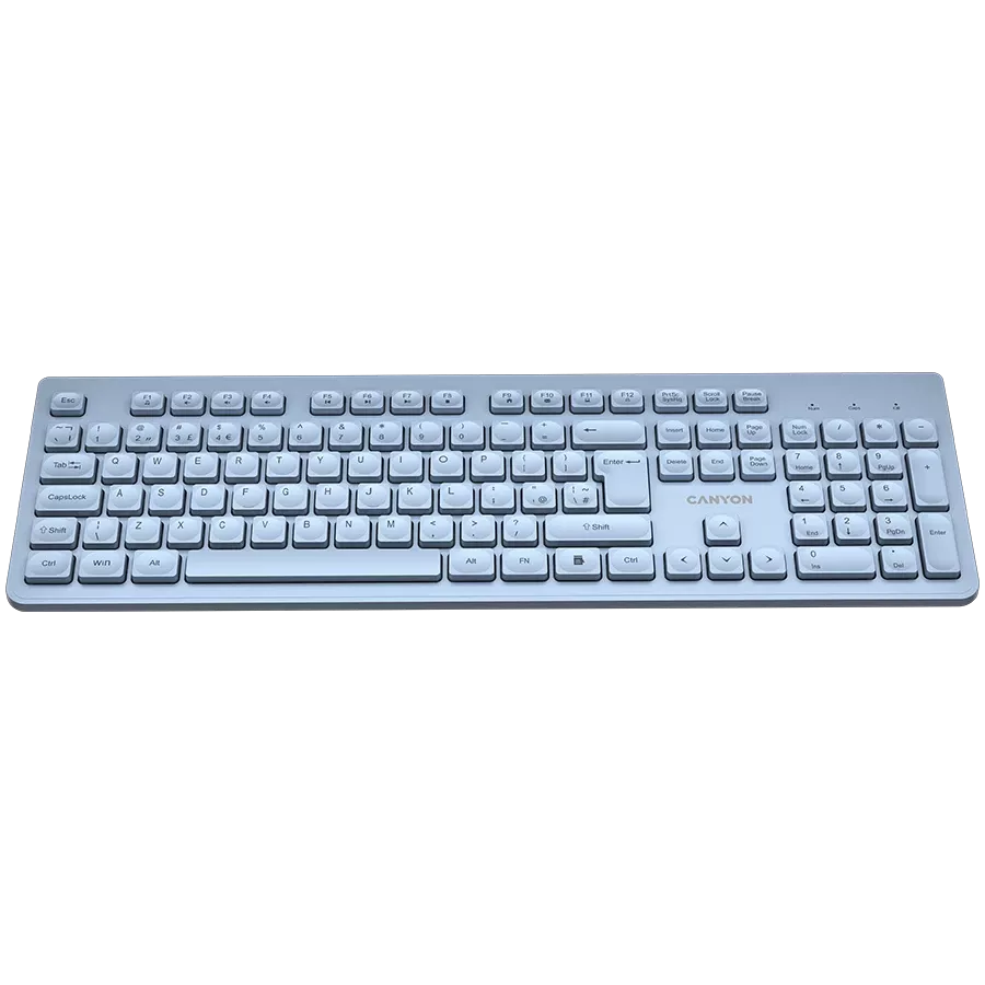 CANYON HKB-W01 Πληκτρολόγιο, Ασύρματο, Μπλε — Εικών №2
