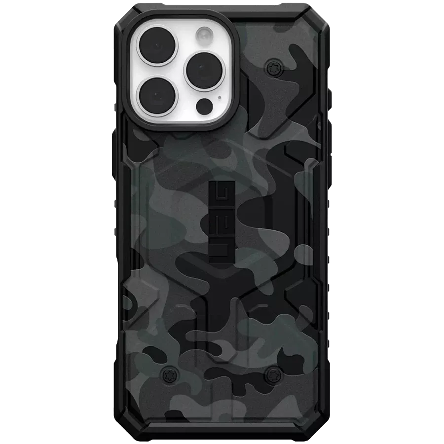 Чехол UAG Pathfinder SE с MagSafe для iPhone 16 Pro Max, Black Midnight Camo — image №1