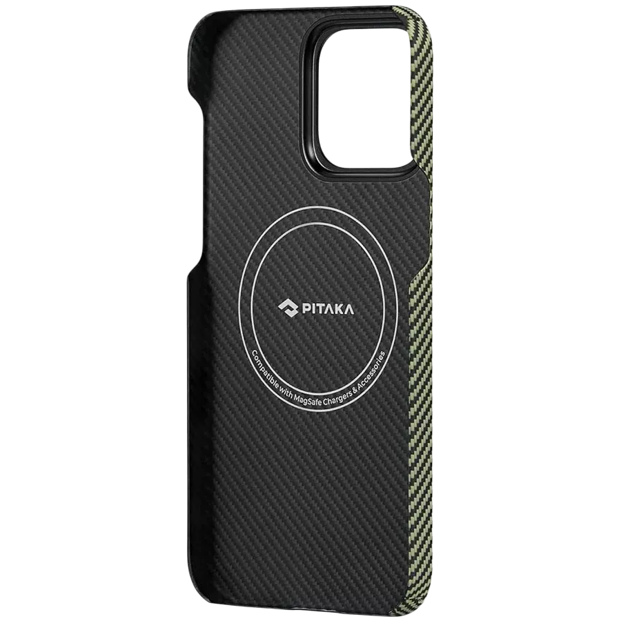 Чохол PITAKA Fusion Weaving MagEZ Case 4 with MagSafe Overture для iPhone 15 Pro — Зображення №2