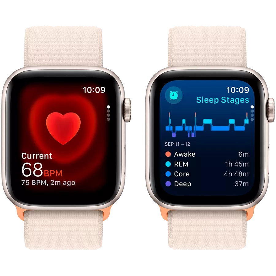 Apple Watch SE GPS Gen.2 (2023)  Starlight Sport Loop, 44mm, Starlight — Image №5