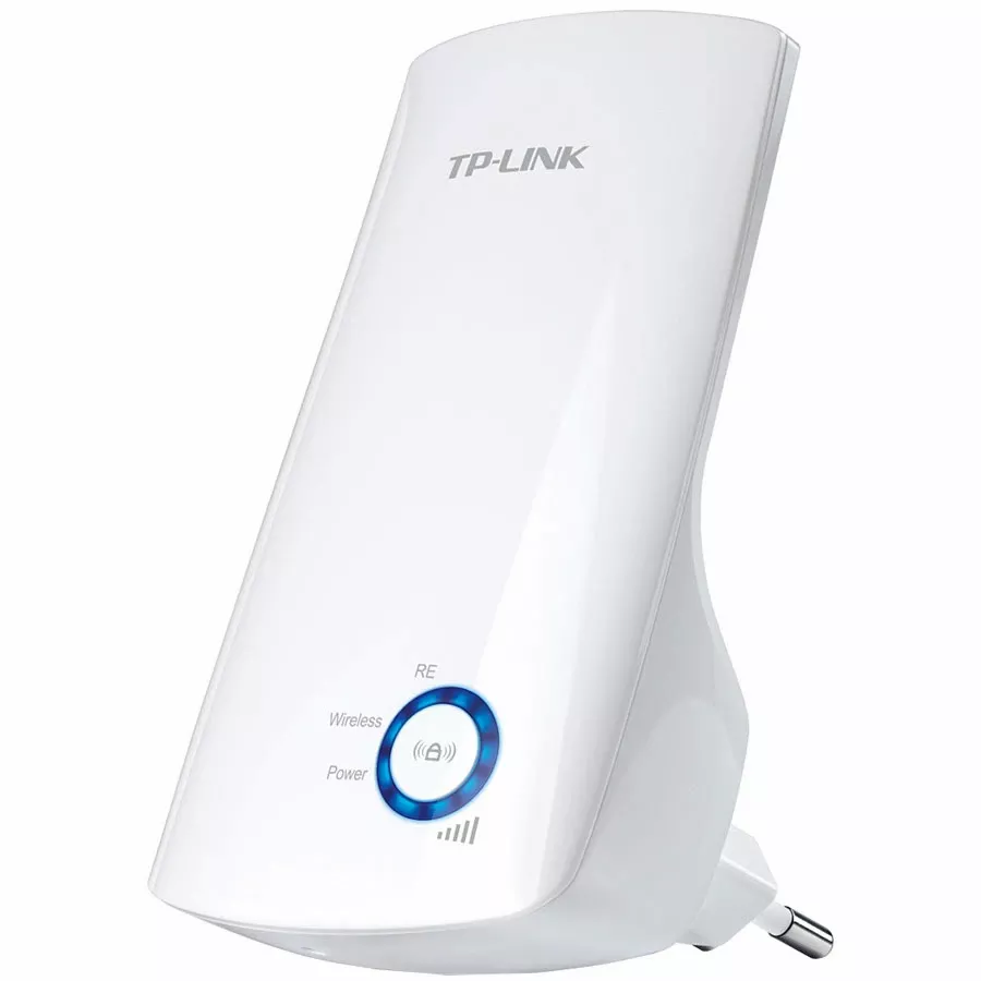 TP-LINK TL-WA854RE 300Mbps Universal Wireless N Range Extender, Wall Mount, 2.4GHz, 802.11b/g/n; internal antennas; Range Extender Button, WPS — Image №1
