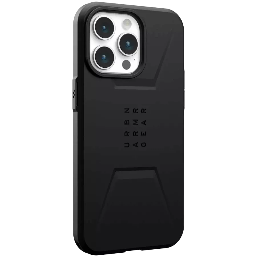 UAG Қорғаныс корпусы Civilian Magsafe with MagSafe Қара for iPhone 15 Pro Max — image №3