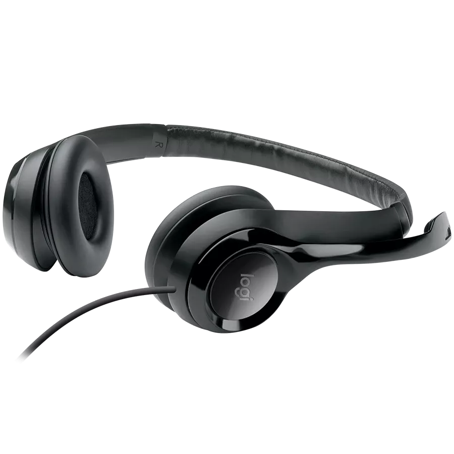 Ακουστικό LOGITECH H390 με μικρόφωνο, Μαύρο — Εικών №4