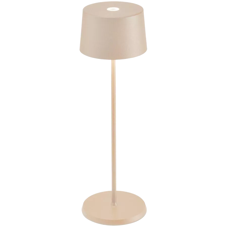 ZAFFERANO OLIVIA PRO TABLE LAMP 110x350mm. PAINTED SAND 2.2W LED 130-150lm. — Image №1