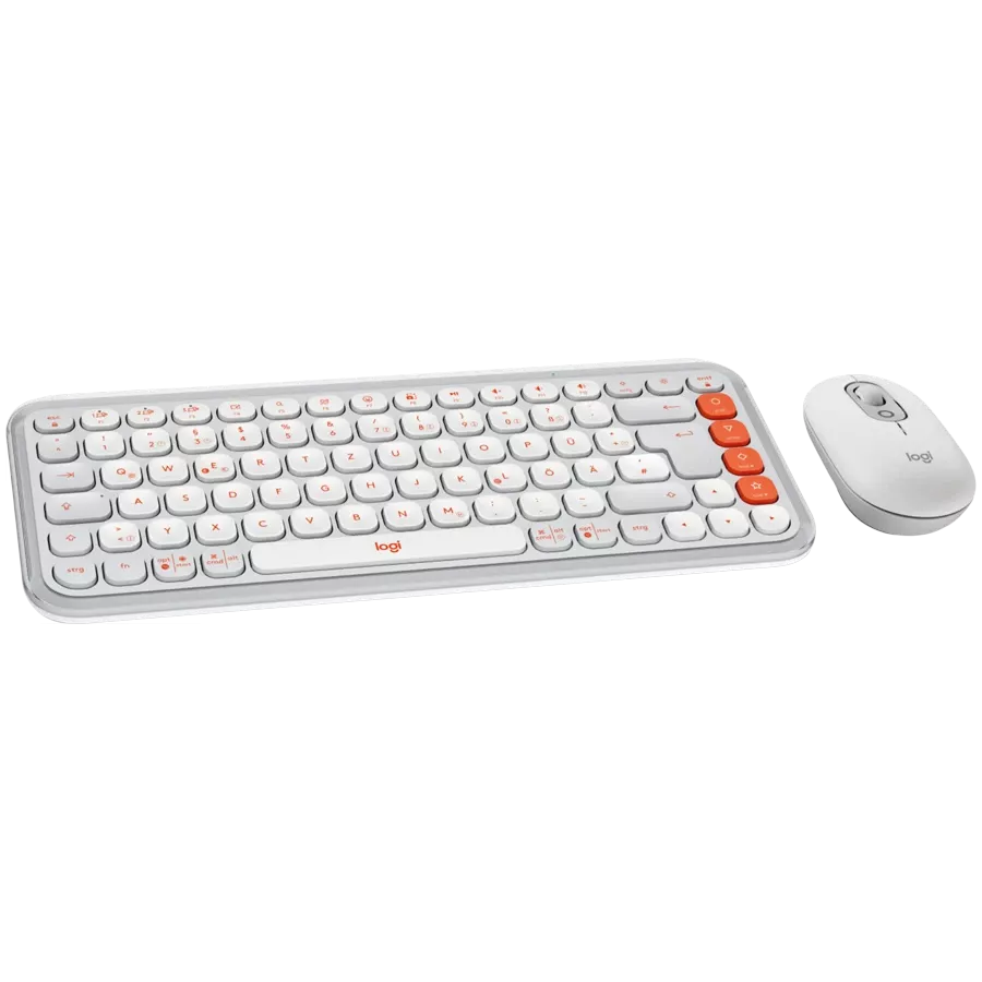 Клавиатура LOGITECH POP ICON COMBO OFF WHITE — Изображение №2