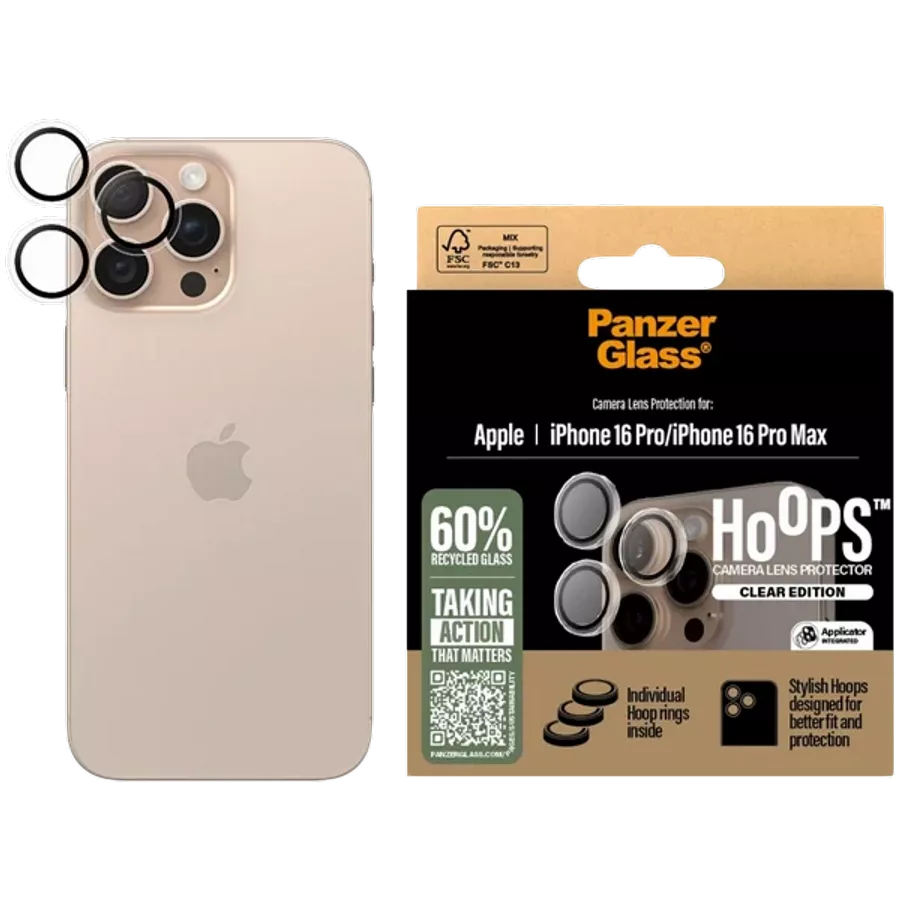 PANZERGLASS Camera Lens Protector  for iPhone 16 Pro/16 Pro Max — Εικών №1