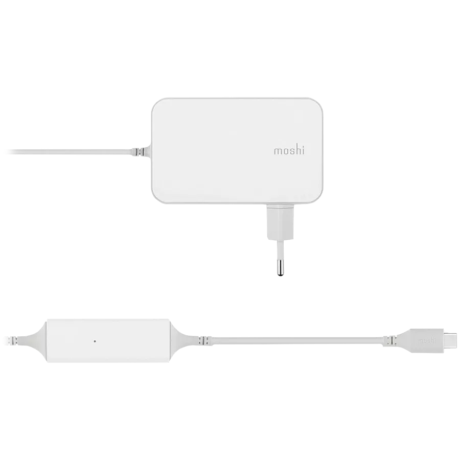 MOSHI Προσαρμογέας ρεύματος USB-C, 65 βατ, Λευκό — Εικών №1