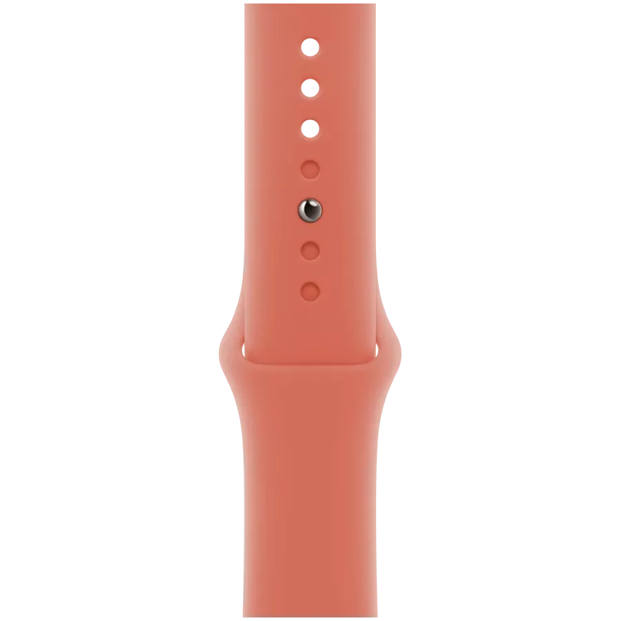 APPLE 46mm Sport Band - S/M & M/L Band Extension Sport Band Tangerine for Apple Watch 44/45/46/49 mm — Image №1