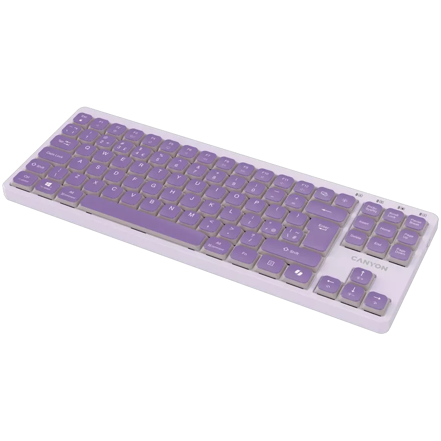 CANYON HKB-10 Keyboard, Wired, Violet — Image №4