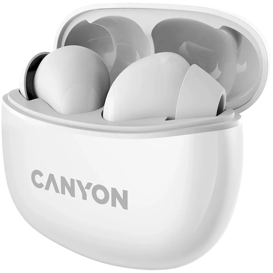 CANYON TWS-5 Ασύρματο Ακουστικό, Λευκό — Εικών №3