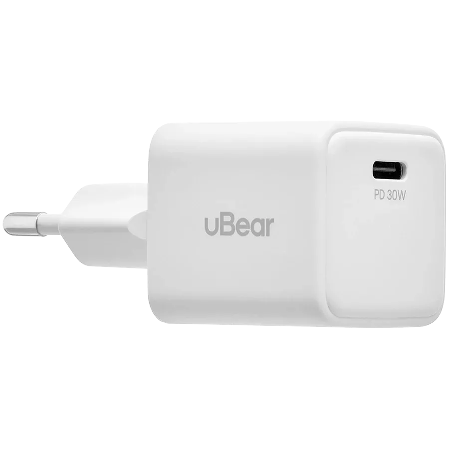 Адаптер питания UBEAR USB-C, 30 Вт — Изображение №1