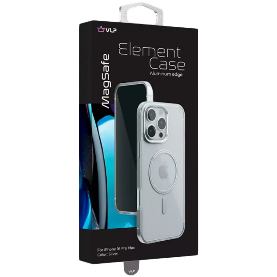 VLP Чехол Element с MagSafe Серебристый для iPhone 16 Pro Max — image №2