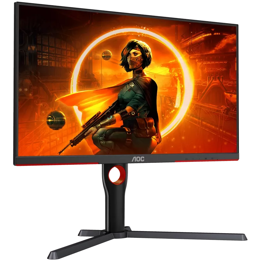 AOC Monitor LED (27", 2560x1440, VA) Black/Red — Image №2