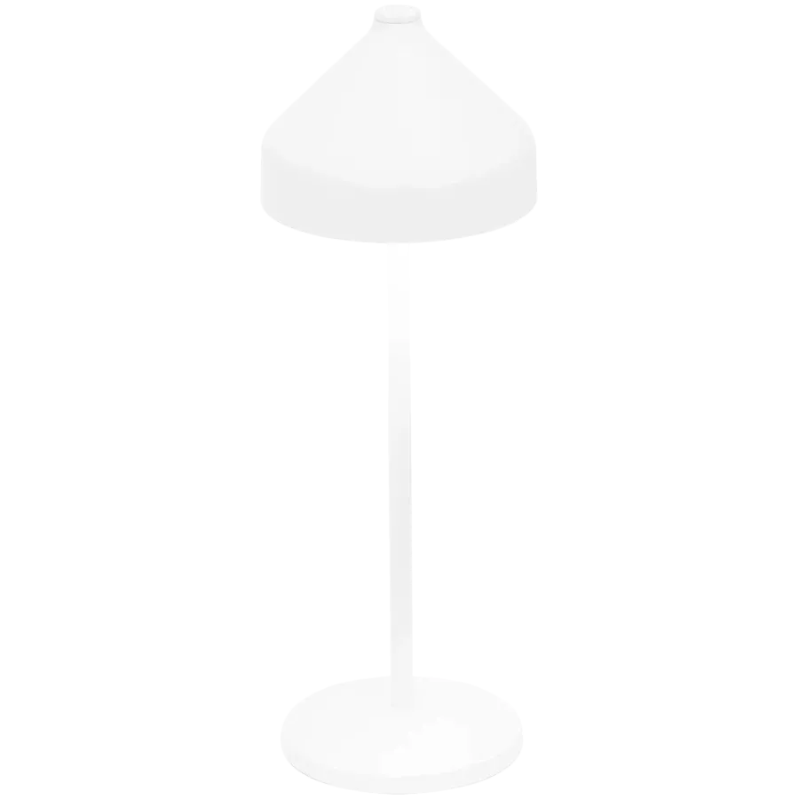 ZAFFERANO AMELIE PRO TABLE LAMP 120x340mm. PAINTED MATT WHITE 3.0W LED 95-130lm. — Image №1