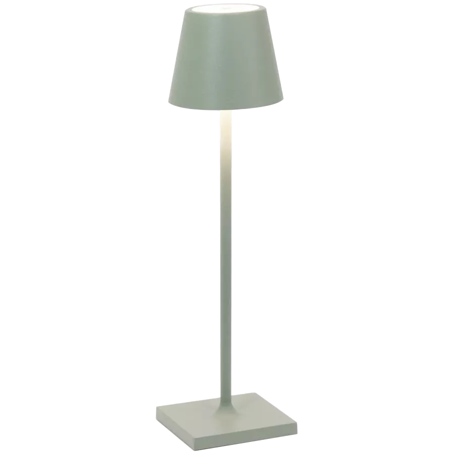 ZAFFERANO POLDINA PRO MICRO TABLE LAMP 70x275mm. SAGE GREEN - 1.8W - DYNAMIC WHITE- — Image №1