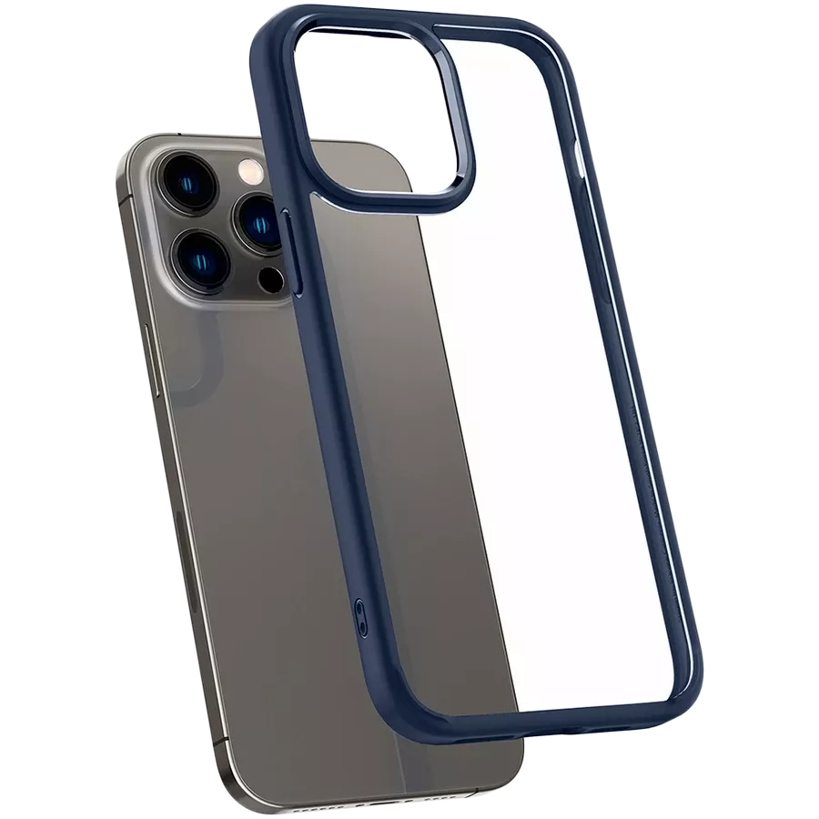 Чохол SPIGEN SGP Ultra Hybrid  Темно-синій для iPhone 14 Pro — Зображення №2