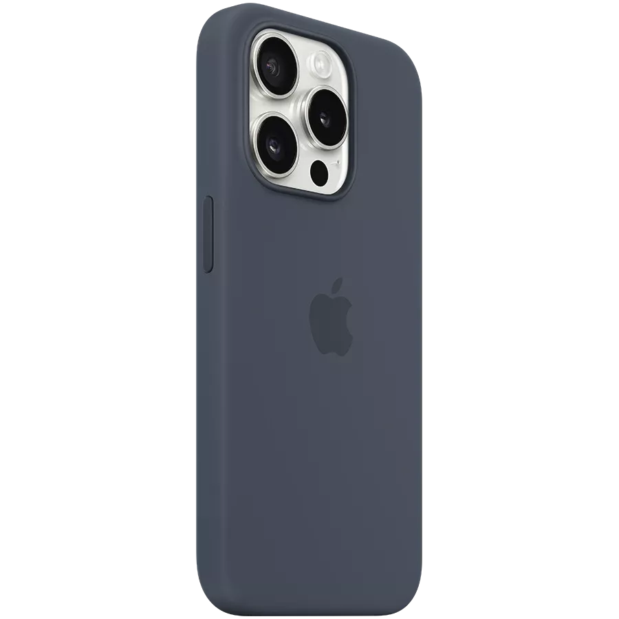 APPLE Case Silicone Case with MagSafe with MagSafe, Storm Blue for iPhone 15 Pro — Image №2