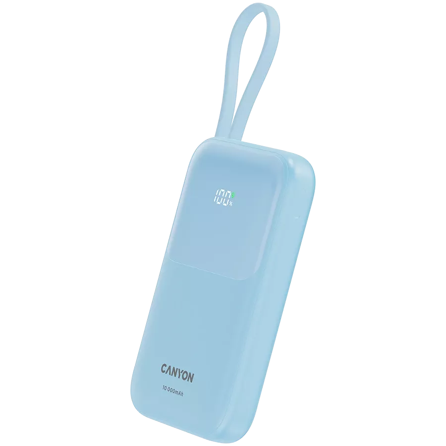 CANYON OnPower 101 Power Bank, 10000 mAh, Μπλε — Εικών №2