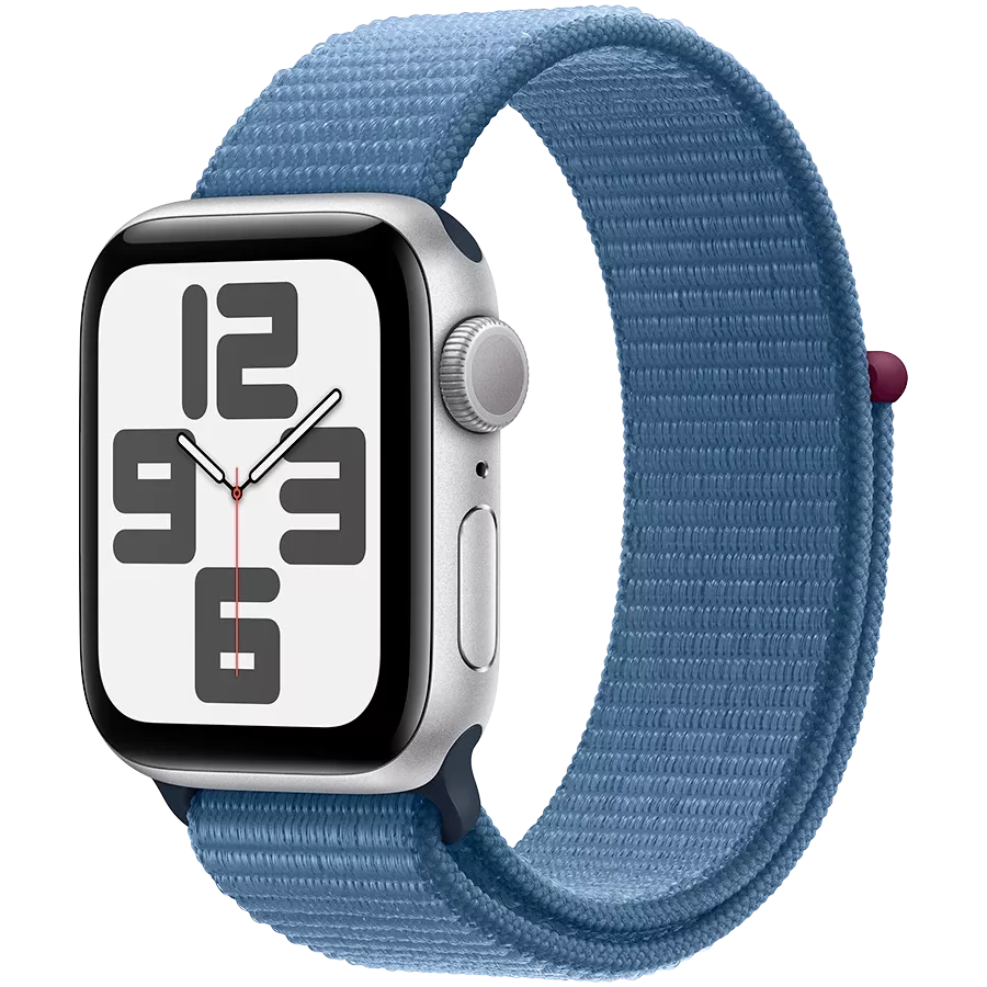 Apple Watch SE GPS Gen.2 (2023)  Winter Blue Sport Loop, 40мм, Серебристый — Изображение №1