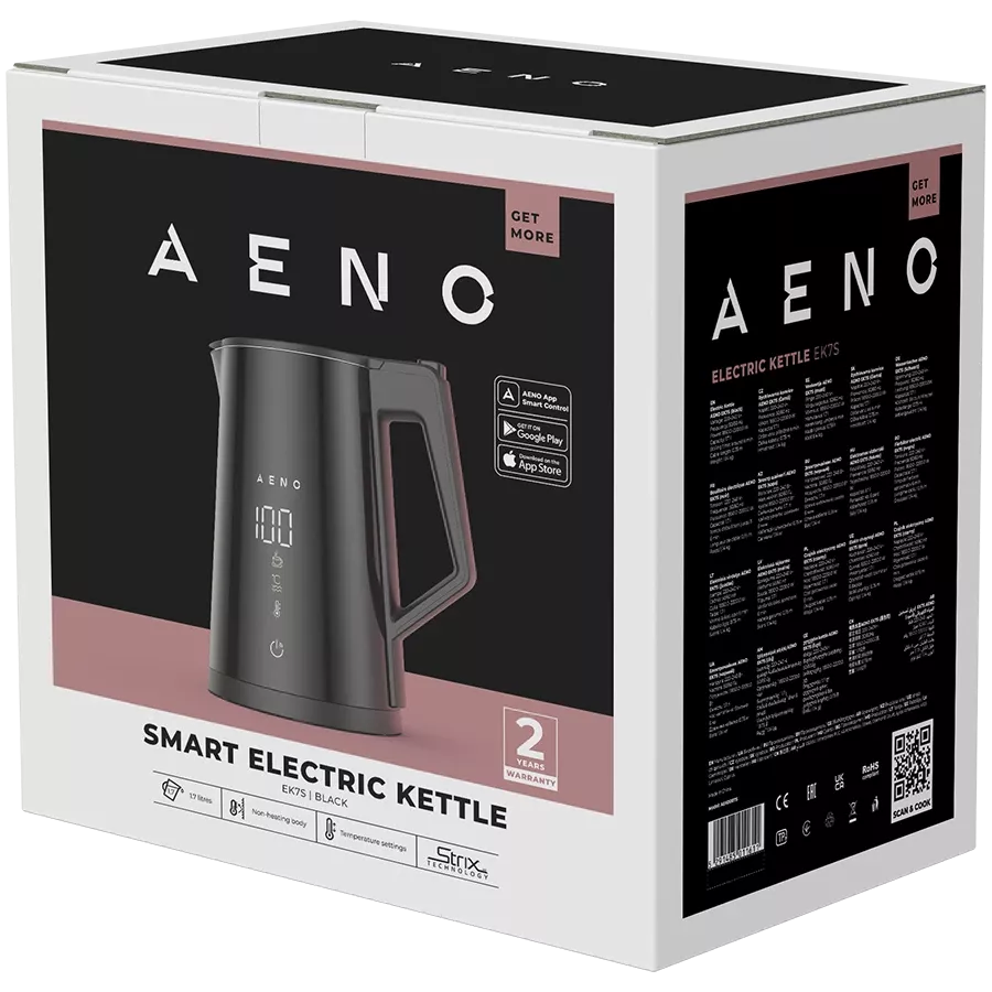 AENO EK7S Kettles (1.7 L), Black — Image №4