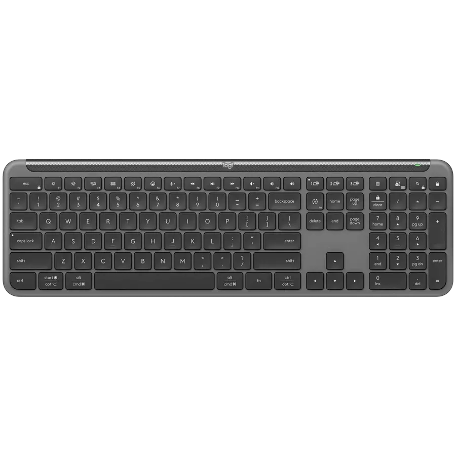Клавиатура LOGITECH Signature Slim Wireless K950, Graphite (920-012465) — Изображение №1