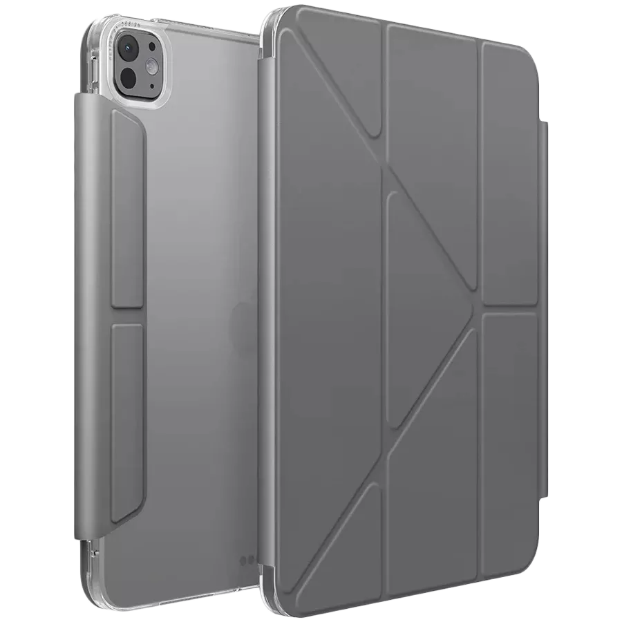 Обложка Smart Cover UNIQ Camden  Rhino Grey для iPad Pro 13 (M4) — Изображение №1