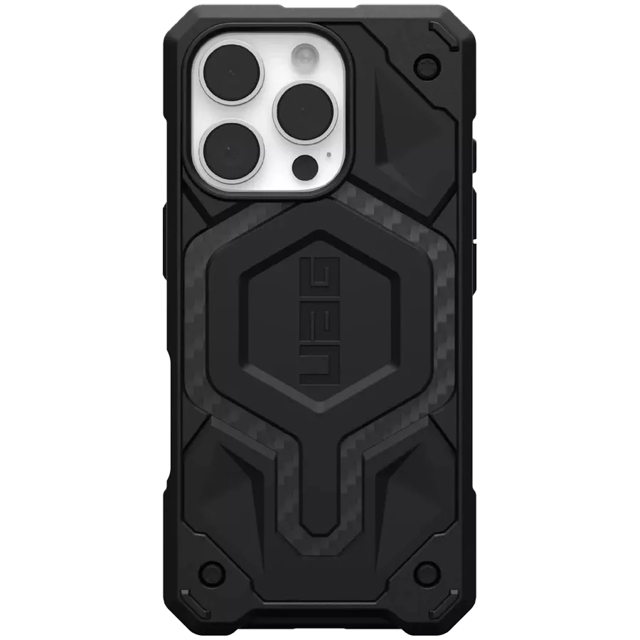 UAG Protective Case Monarch Pro with MagSafe, Carbon Fiber for iPhone 16 Pro — Image №1