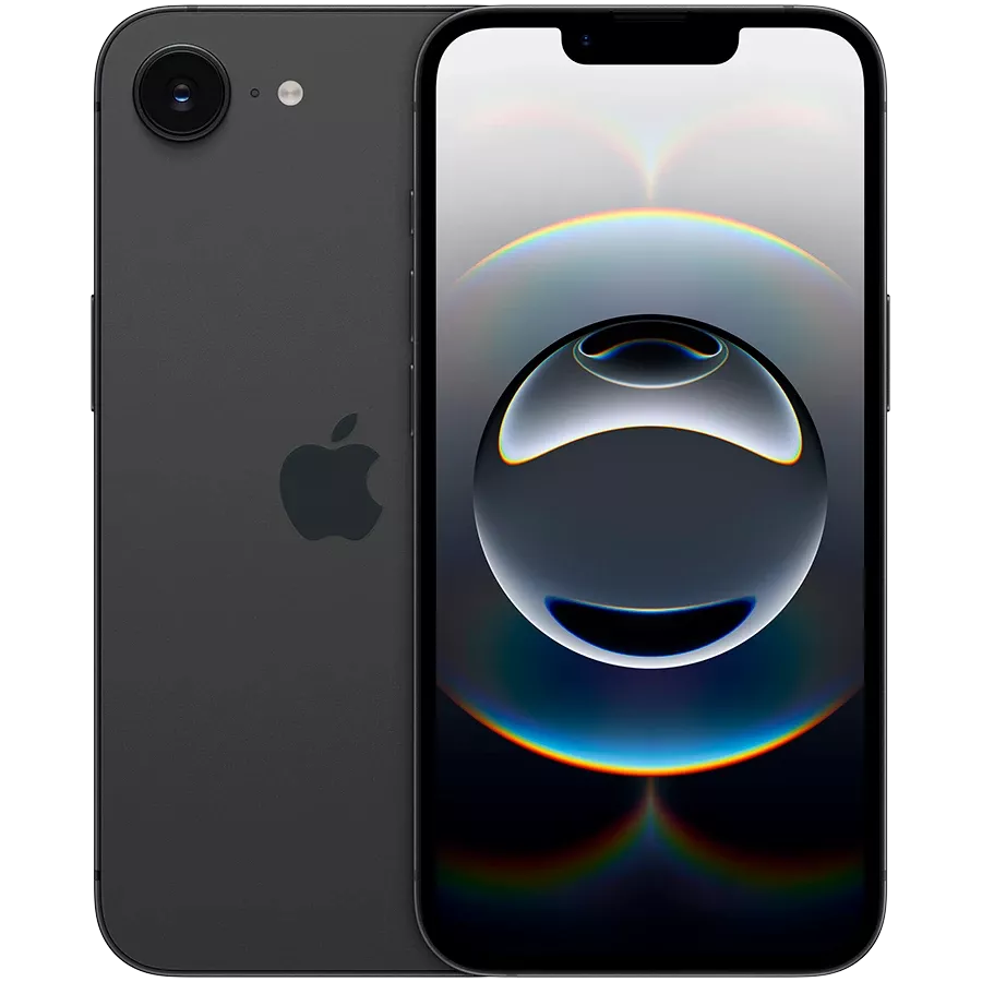 Apple iPhone 16e, 128 GB, Μαύρος — Εικών №1
