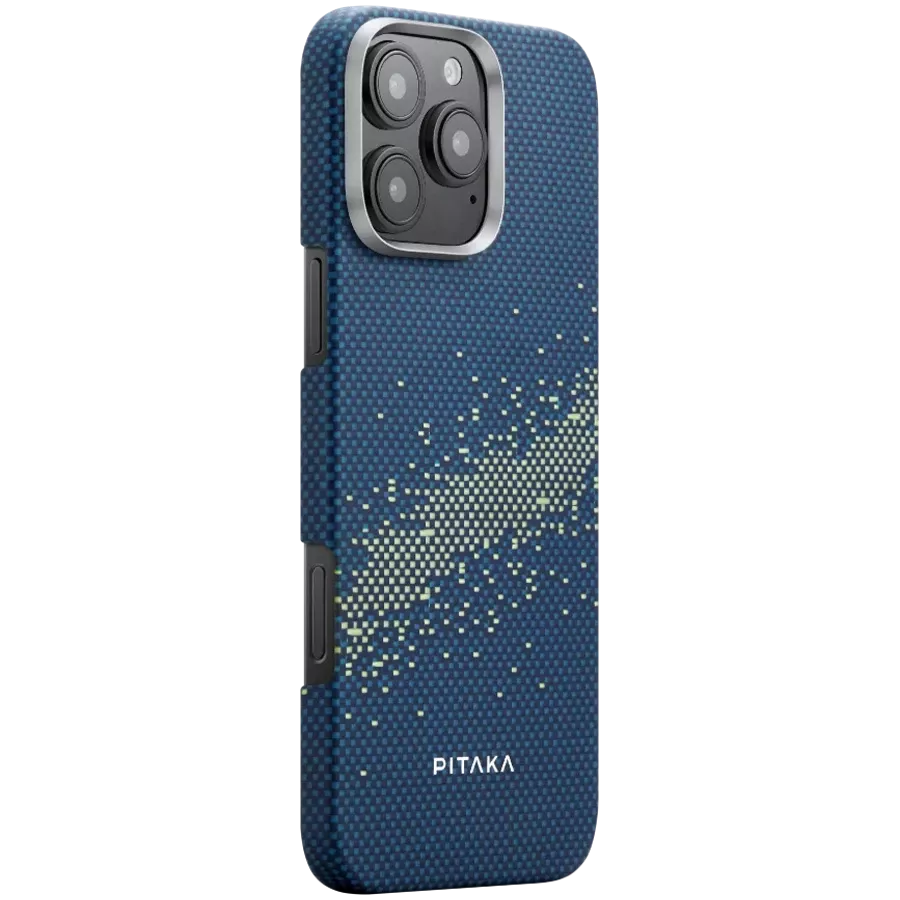 Husă PITAKA StarPeak Luminous pentru iPhone 16 Pro Max, Milky Way Galaxy — image №1