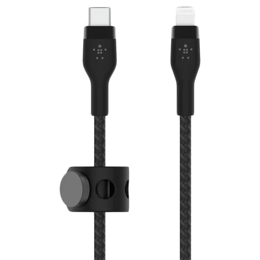 Кабель-переходник с USB-C на Lightning BELKIN, 1 м, Чёрный — Image №1
