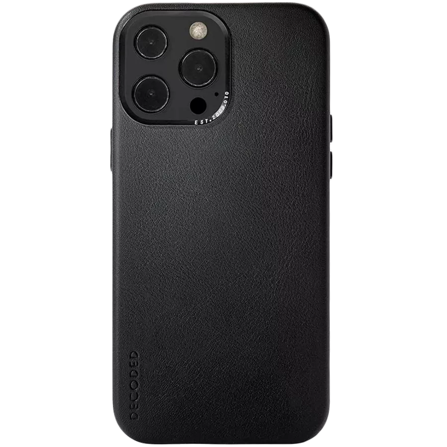 DECODED Θήκη Leather Case με MagSafe, Μαύρος for iPhone 13 Pro Max — Εικών №1