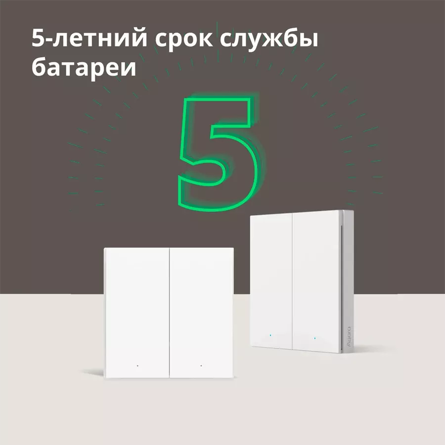Aqara Wireless Remote Switch H1 (double rocker) — image №11
