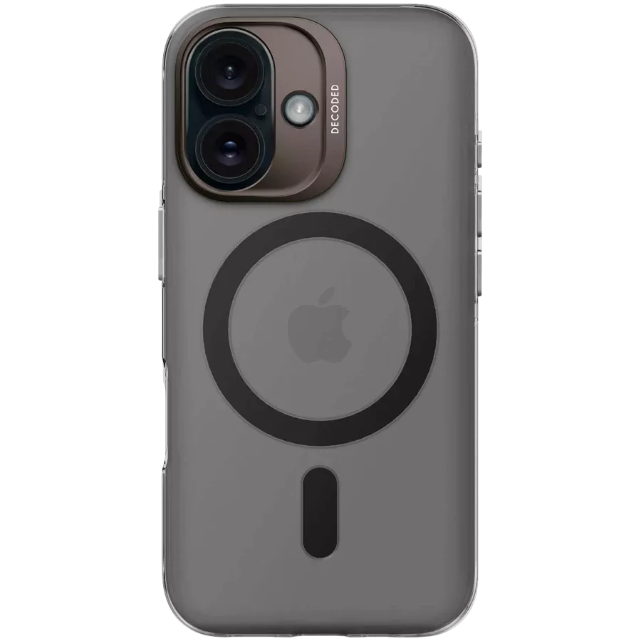 DECODED Case Coque Plastique Recycle with MagSafe, Black for iPhone 16 — Image №1