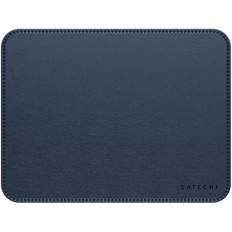 SATECHI Vegan-Leather Premium Mouse Pad, Blue — Image №1