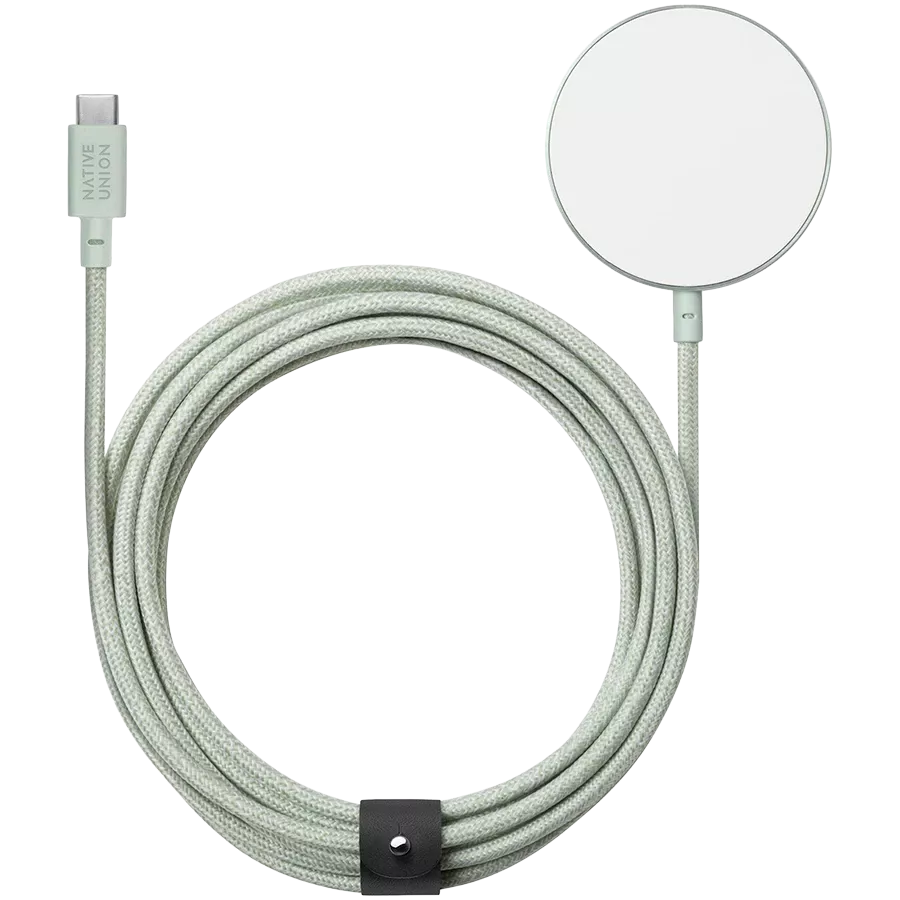 Wireless Charger NATIVE UNION Snap MagSafe, 15 W, Lighting Green — Image №1