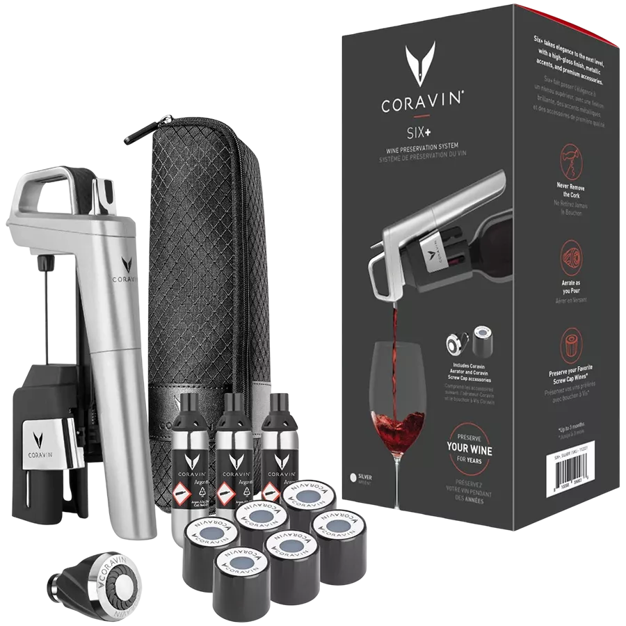 CORAVIN Timeless Six Plus Timeless Six+ Система сохранения вина, Серебристый — Изображение №19