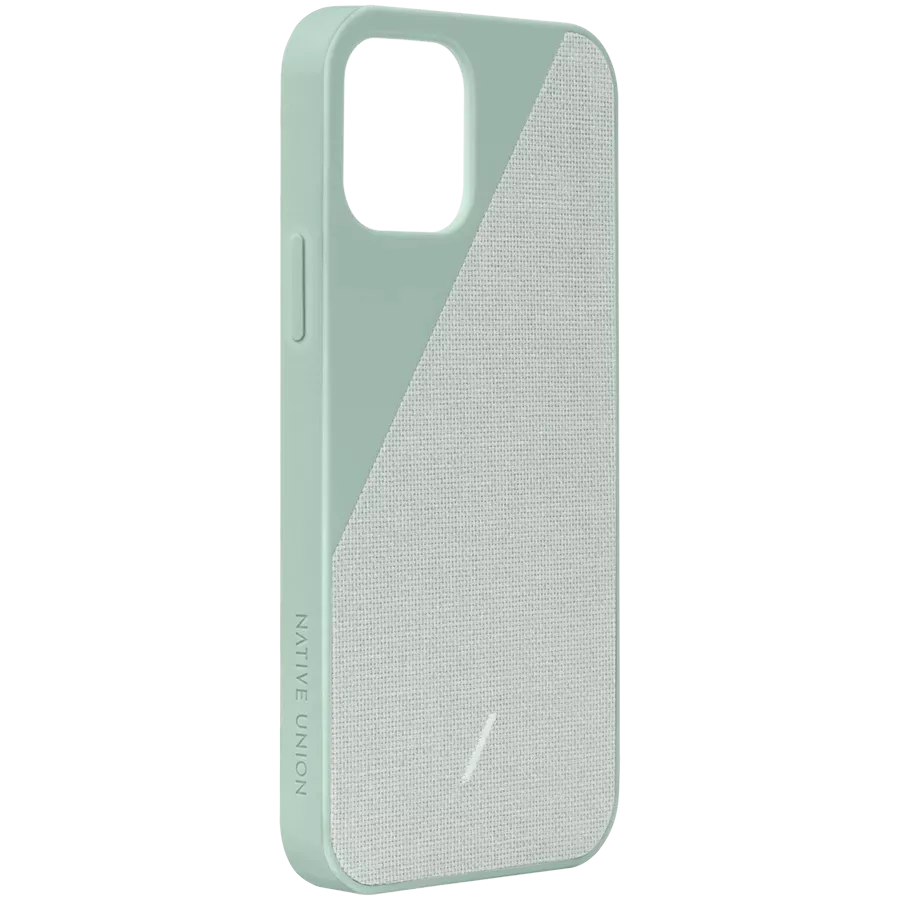 NATIVE UNION Чехол CLIC CANVAS  Зеленый для iPhone 12 mini — image №2