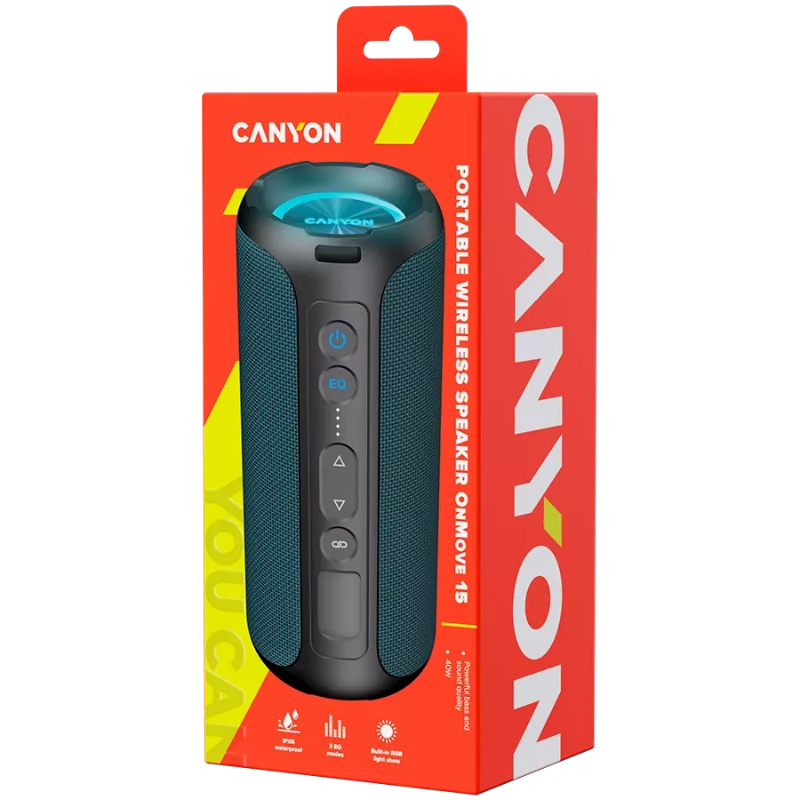 CANYON X8 Pro Portable Speaker, Dark Blue — Image №6