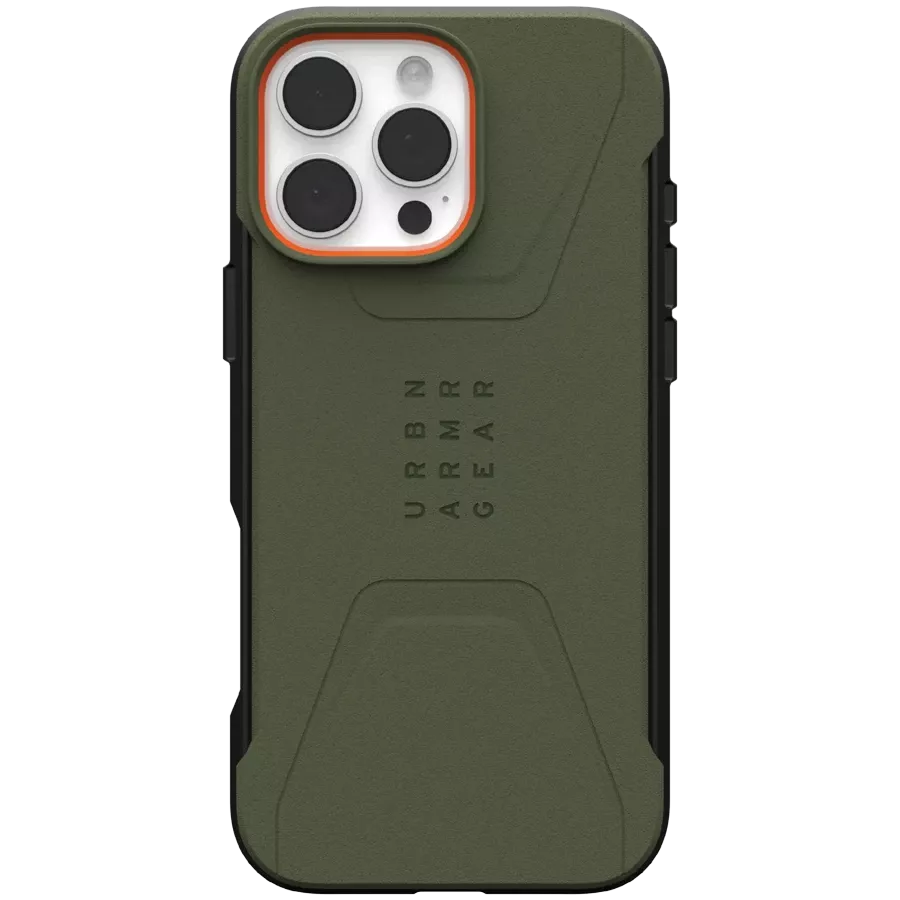 Захисний чохол UAG Civilian Magsafe with MagSafe Olive Drab для iPhone 16 Pro Max — Зображення №1