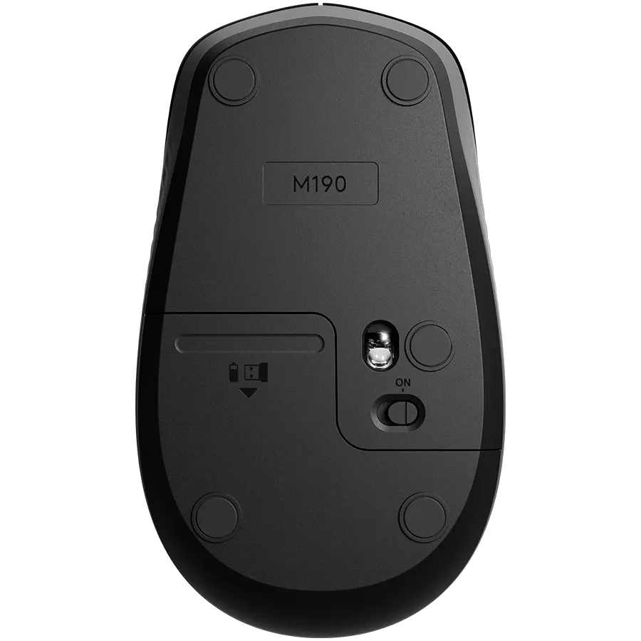 Мышь LOGITECH M190 Wireless Charcoal (L910-005905) — Изображение №3