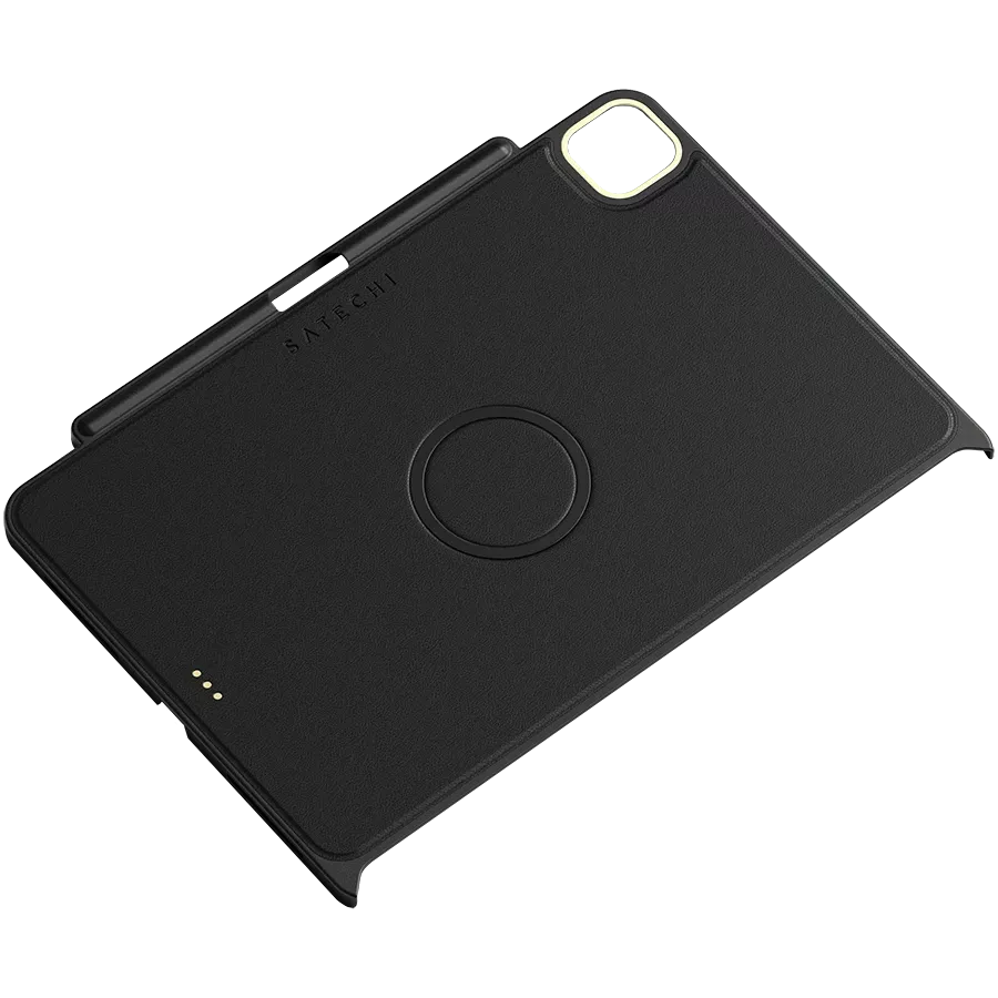 SATECHI Case Vegan-Leather Magnetic Case , Black for iPad Pro 12.9-inch (3rd, 4th and 5th generation)/(6th generation) — Image №1