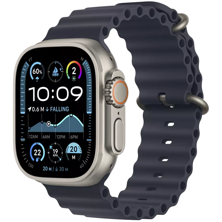 APPLE 49mm Ocean Band Extension - Natural Titanium Finish Band Extension Ocean Band Extension - Natural Titanium Finish Μαρίν Για Apple Watch 44/45/46/49 mm — Εικών №2