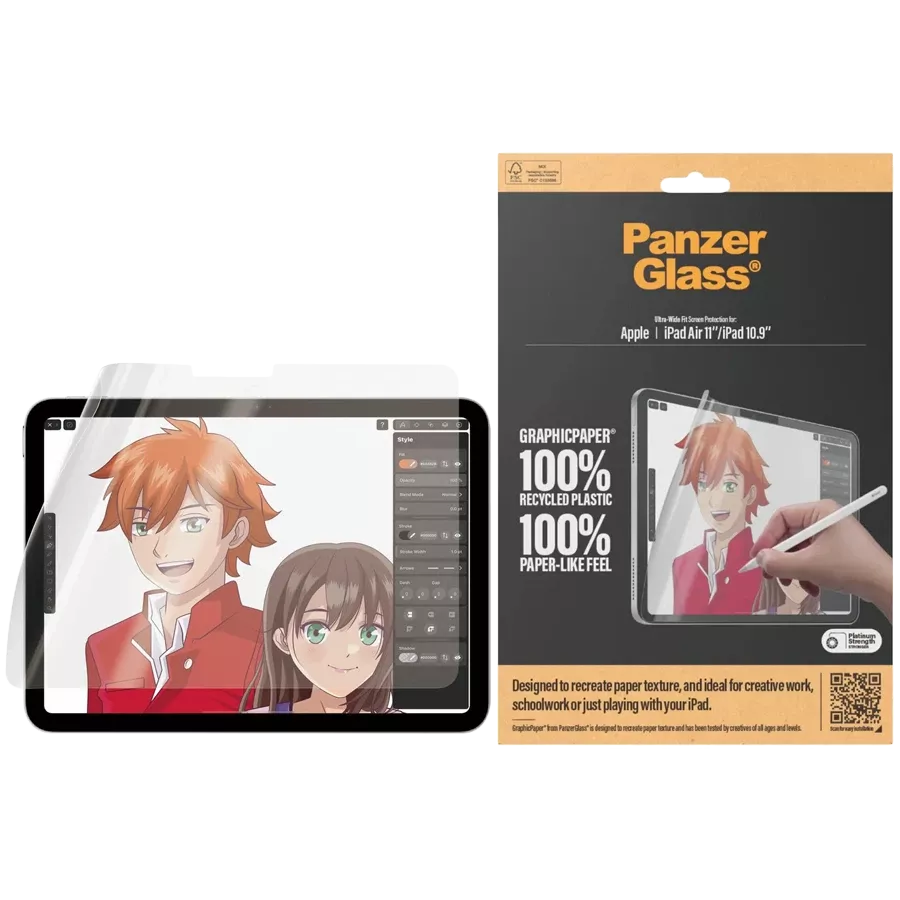 Захисне скло PANZERGLASS GRAPHICPAPER IPAD AIR 11" 2024 / IPAD 10.9" — Зображення №1