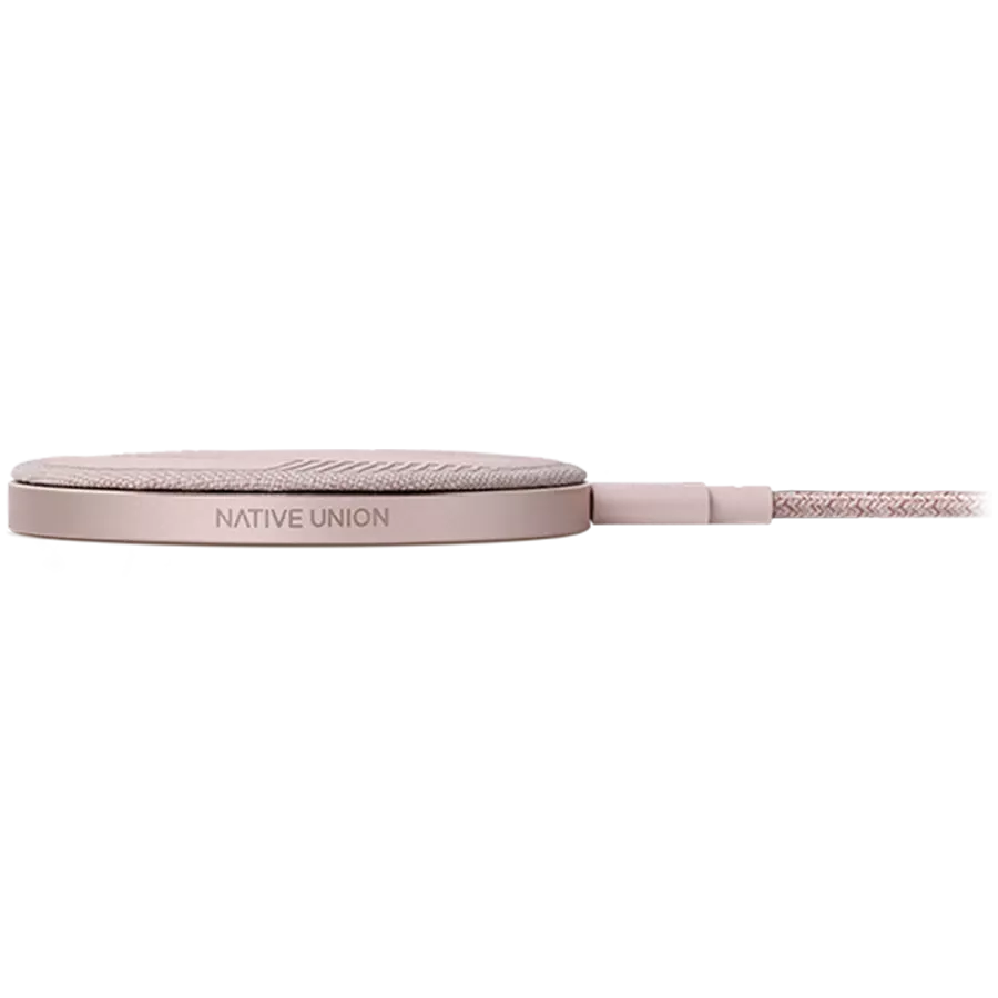 NATIVE UNION Wireless Charger, 10 W, Rose — Image №2