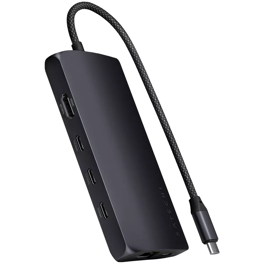 Адаптер SATECHI с Ethernet V3, Тёмная ночь — image №1
