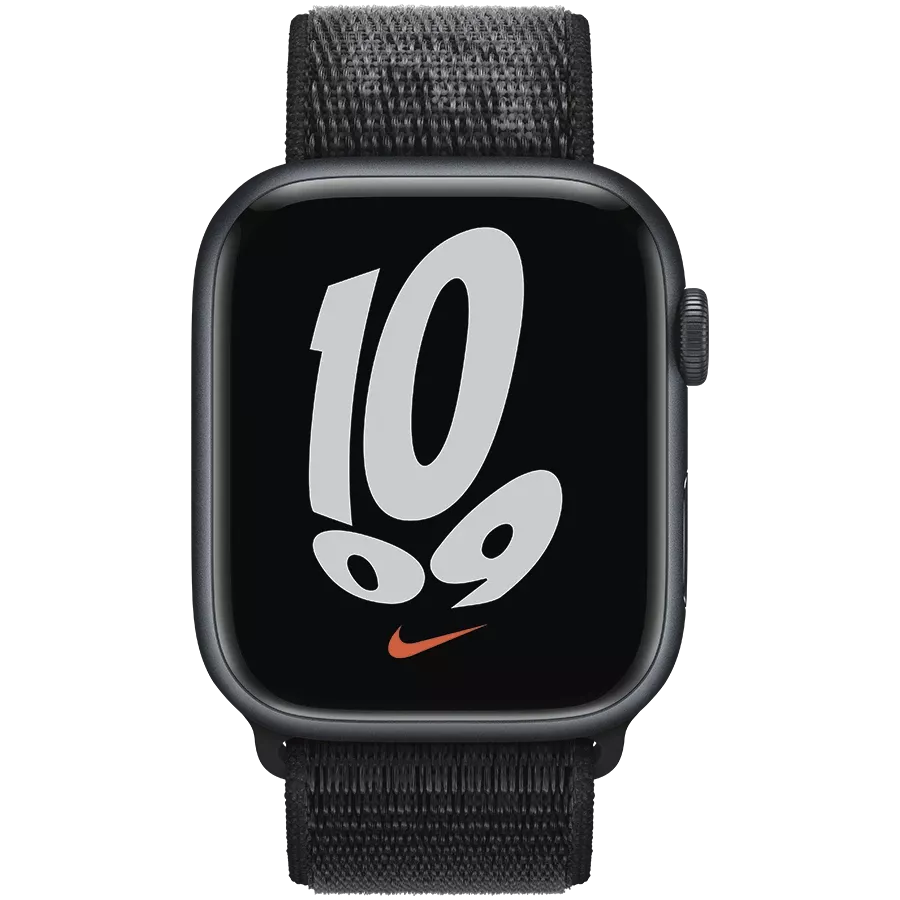 Ремешок APPLE 45мм Nike Sport Loop - Regular Чёрный — image №3