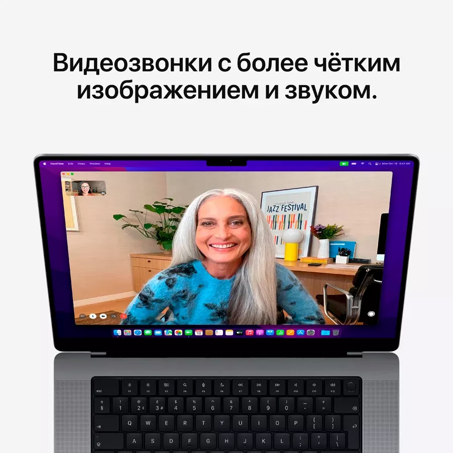 APPLE MacBook Pro 16.2"  Apple M1 Pro (10C CPU/16C GPU), 16 ГБ, 512 ГБ, Серый космос — Изображение №12